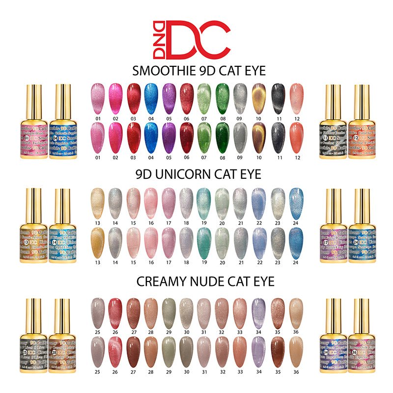 DC 9D Cat Eye Collection (New) - Angelina Nail Supply NYC