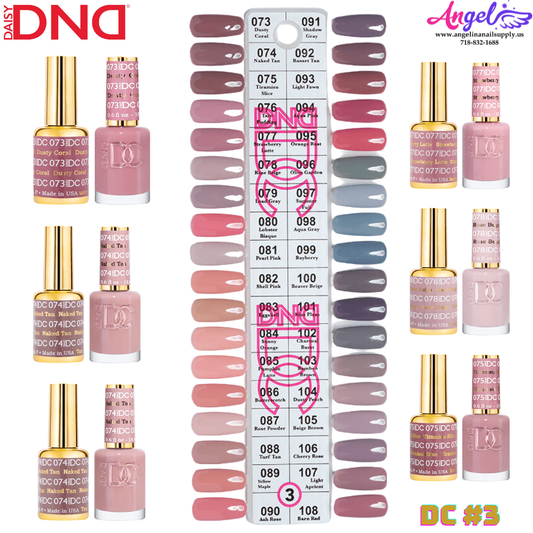 DC3 Full Set Collection #73 - #108 - Angelina Nail Supply NYC