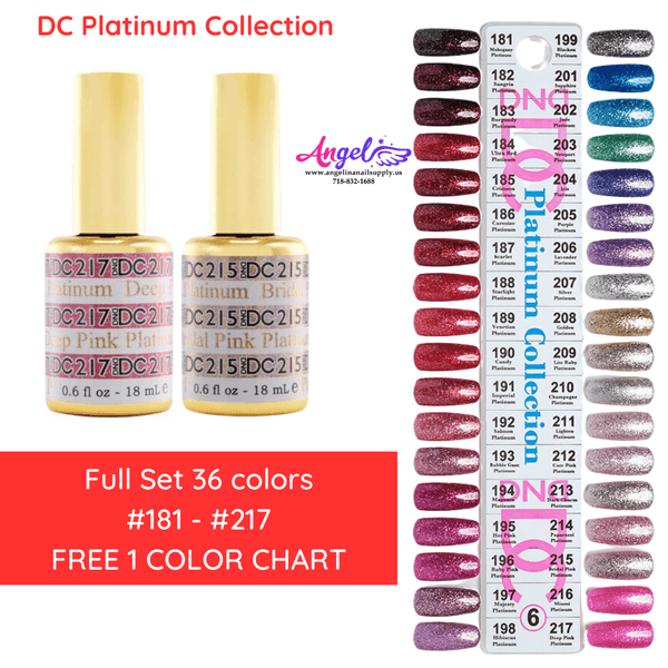 DC6 Collection #6 Platinum GEL ONLY (36 colors #181 - #217)