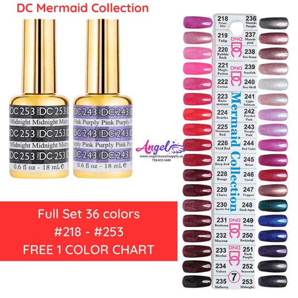 DC7 Collection #7 Mermaid (36 colors @218 - #253)