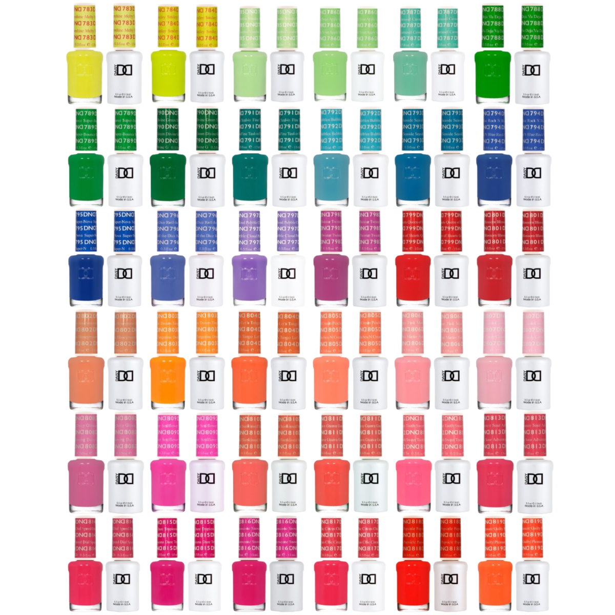 DND & DC Full Set 36 Colors - Angelina Nail Supply NYC