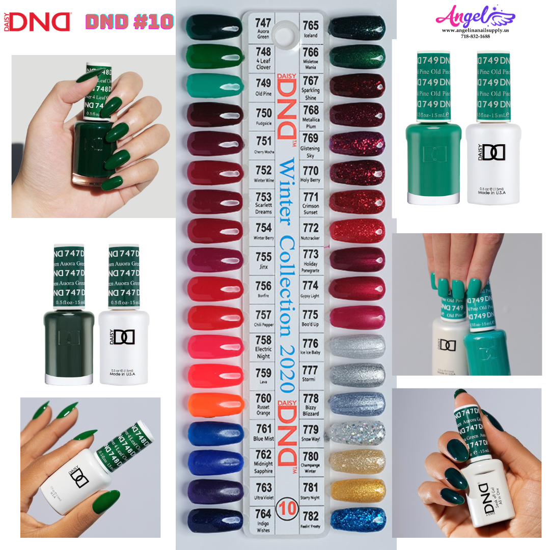 DND10 Winter Collection 2020 #747 - #782 - Angelina Nail Supply NYC