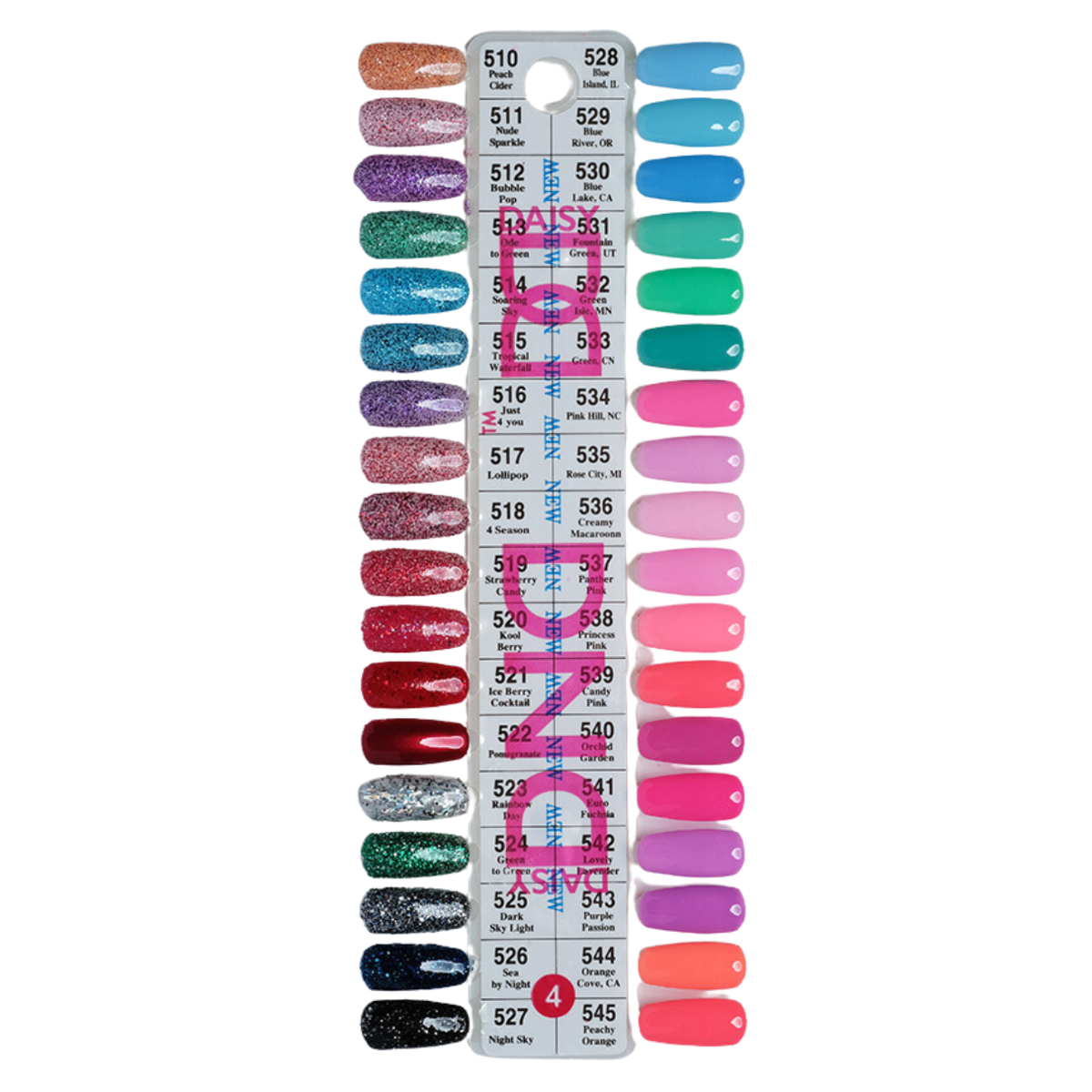 DND4 Collection Full Set  #510 - #545 - Angelina Nail Supply NYC
