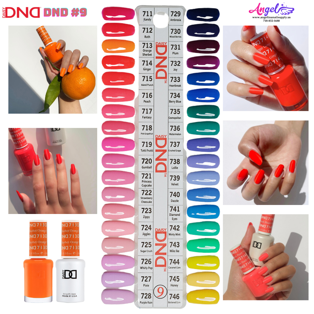 DND9 Collection Full Set #711 - #746 - Angelina Nail Supply NYC