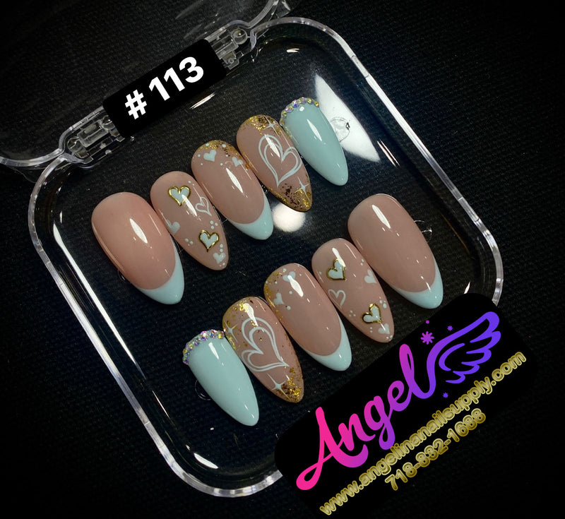 Angelina Handmade Custom Press-On | #090-#119