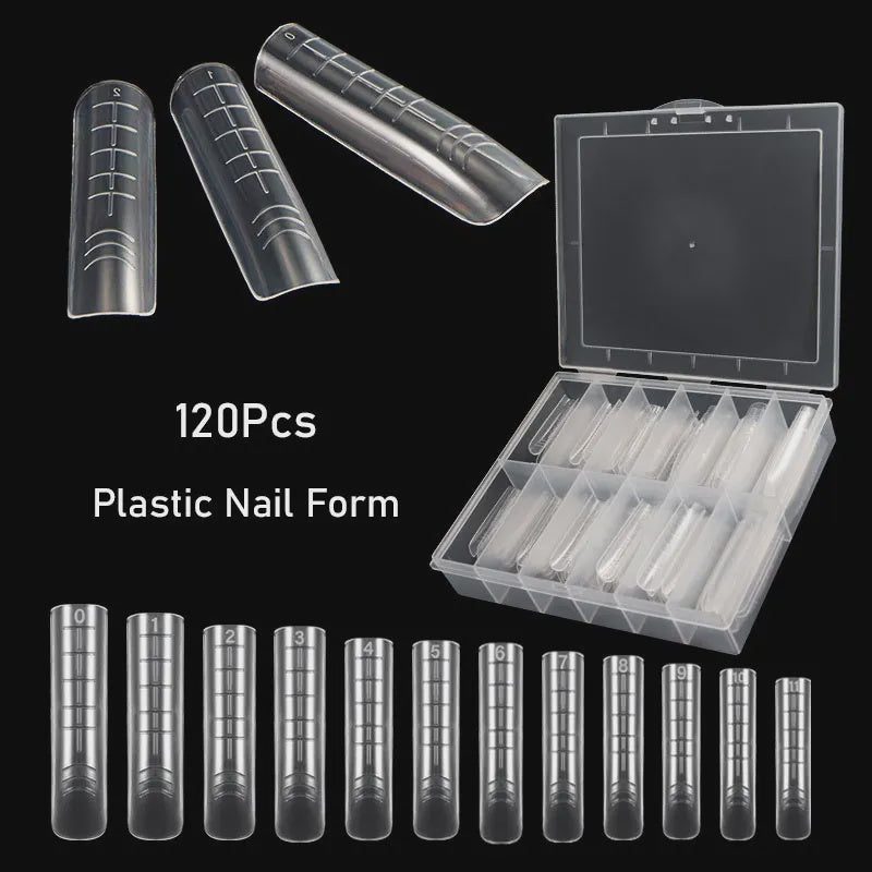 Nail Mold Forms For Poly Gel Extension Building