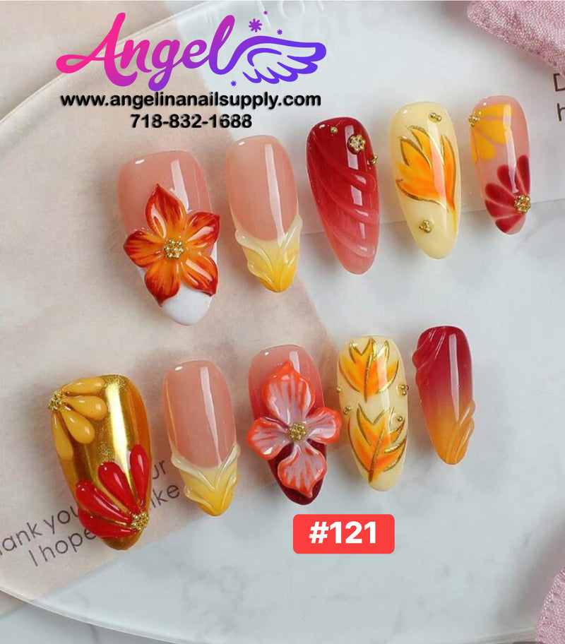 Angelina Handmade Custom Press-On | #120-#149