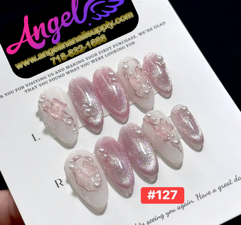 Angelina Handmade Custom Press-On | #120-#149