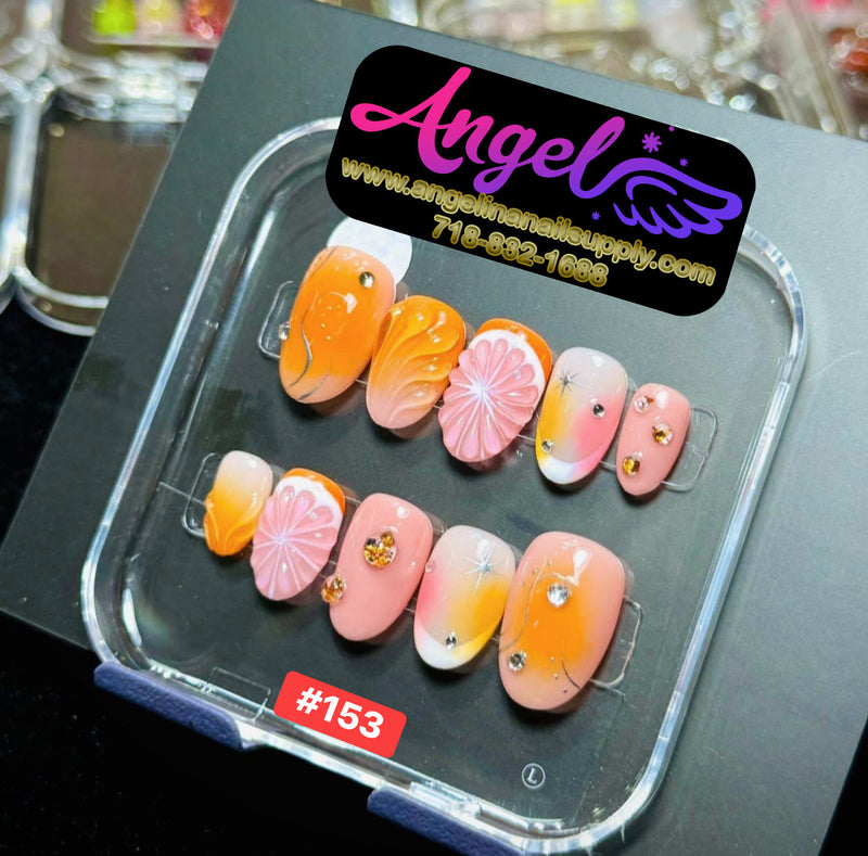 Angelina Handmade Custom Press-On | #150-#179