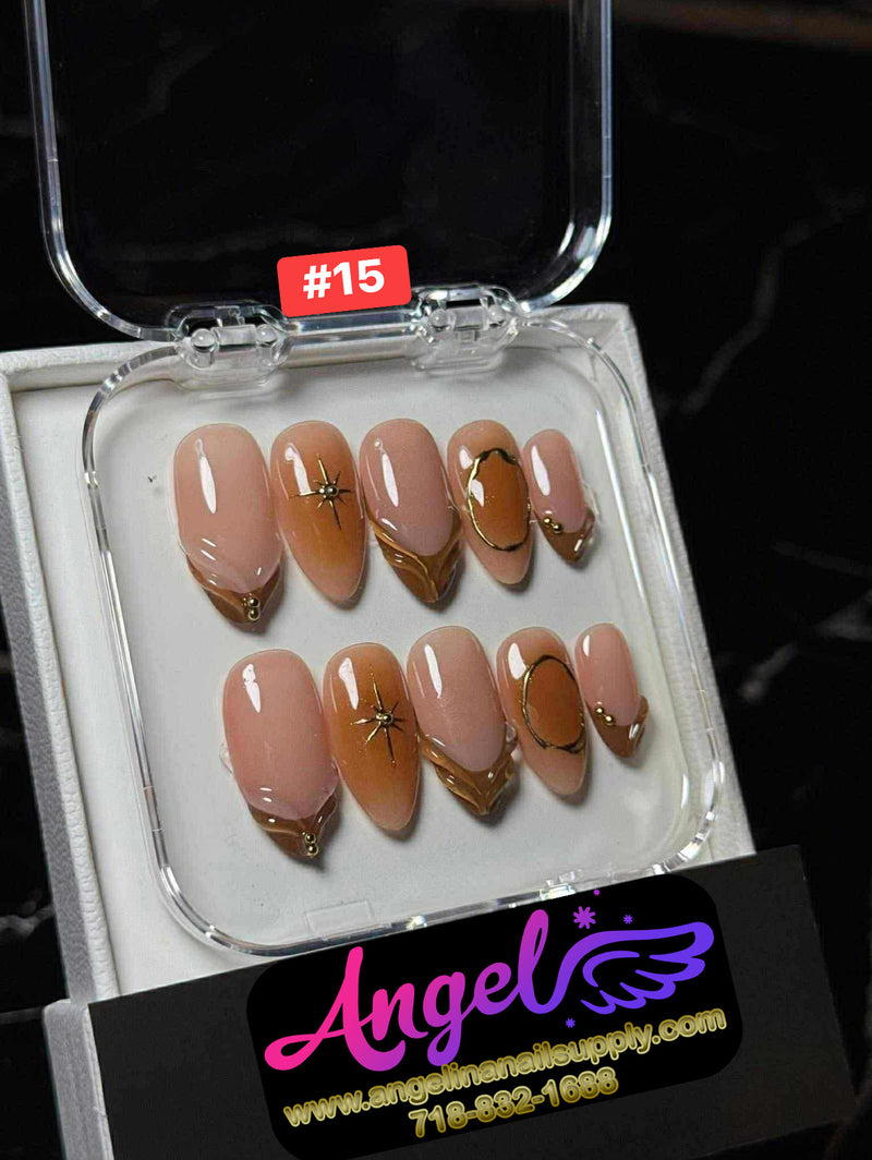 Angelina Handmade Custom Press-On | #001-#029