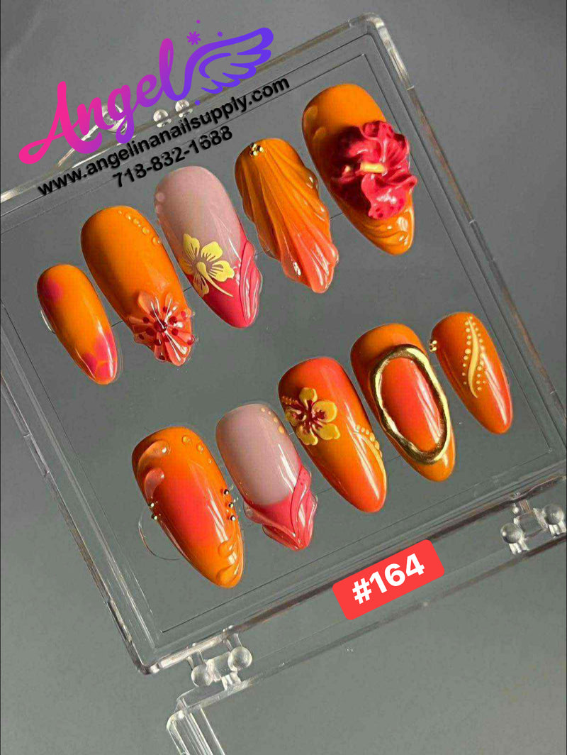 Angelina Handmade Custom Press-On | #150-#179