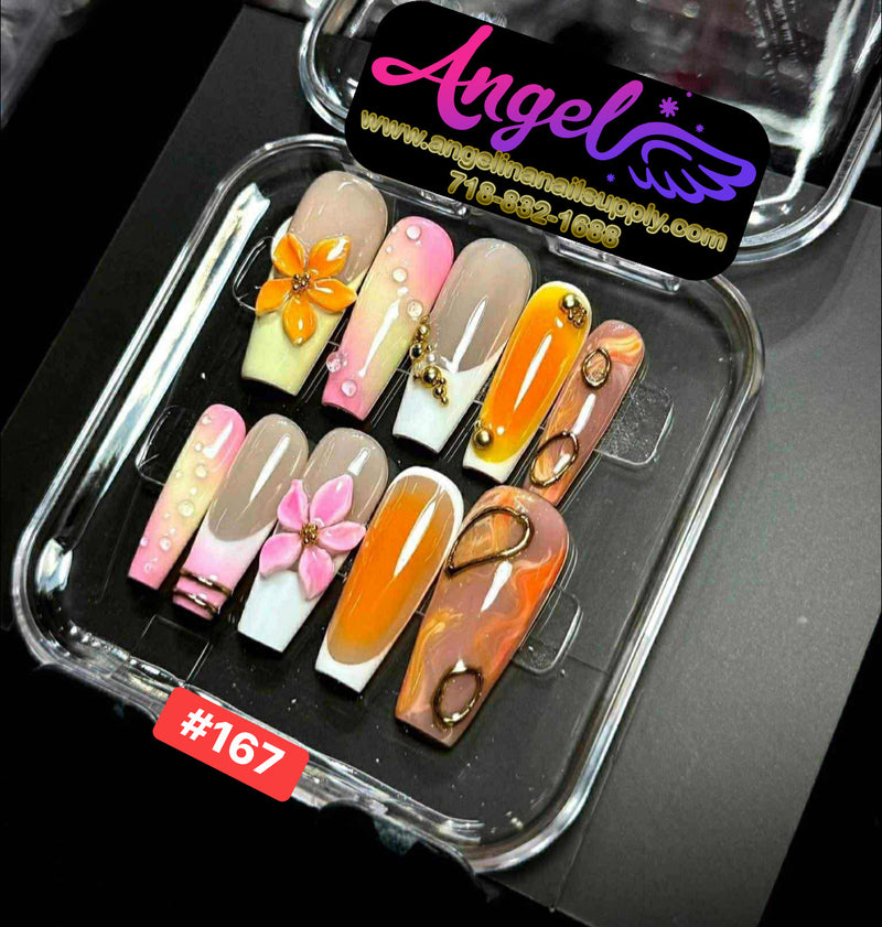 Angelina Handmade Custom Press-On | #150-#179