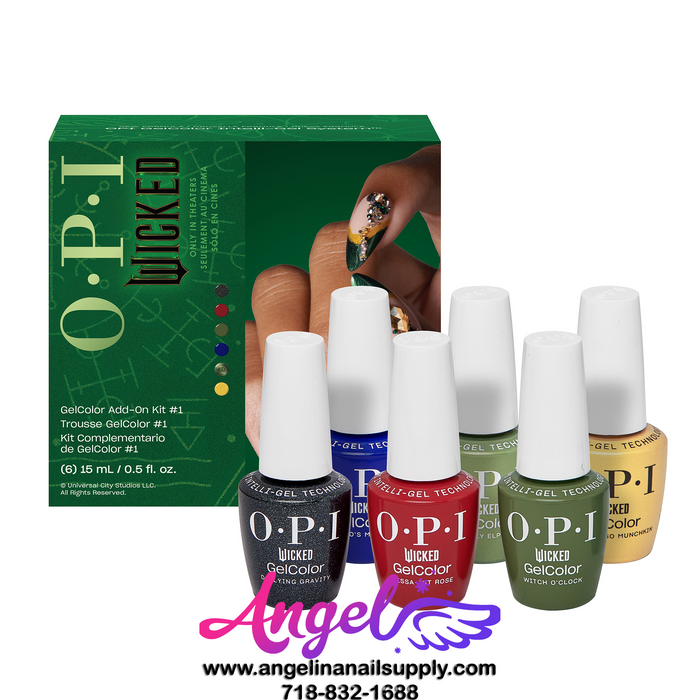 OPI Gel Color - Wicked Collection 12 Colors & 1 Base Gel 1 Top Gel| Holiday 2024