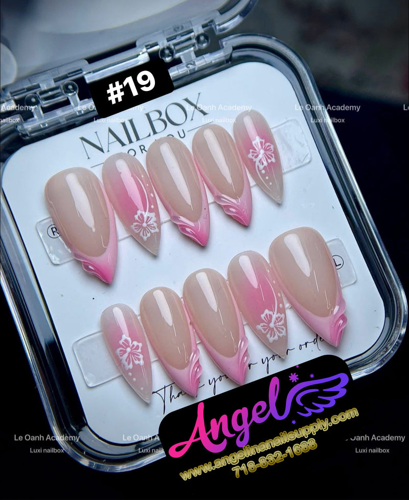Angelina Handmade Custom Press-On | #001-#029