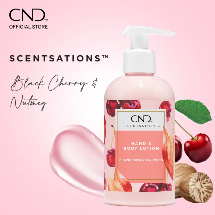 CND Scentsations Lotion - Black Cherry & Nutmeg