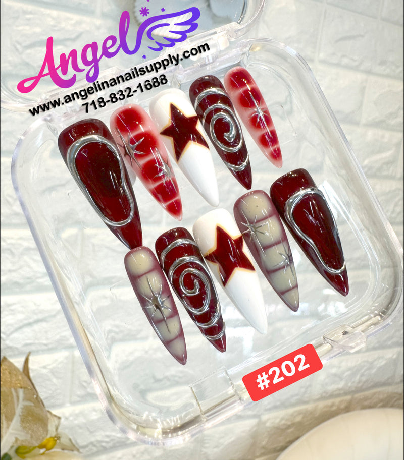 Angelina Handmade Custom Press-On | #180-#209