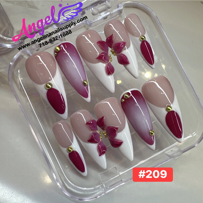 Angelina Handmade Custom Press-On | #180-#209