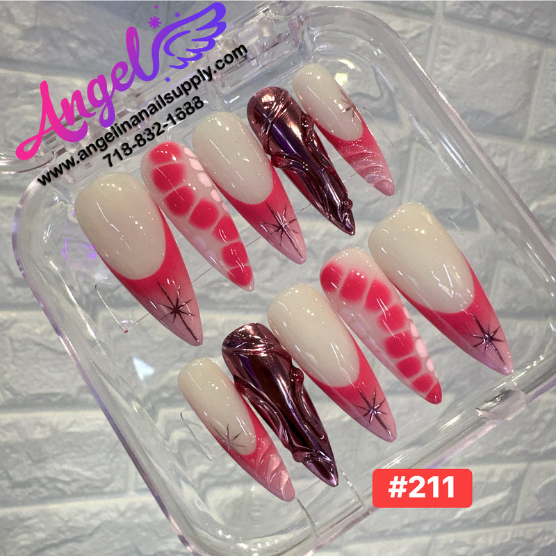 Angelina Handmade Custom Press-On | #210-#239