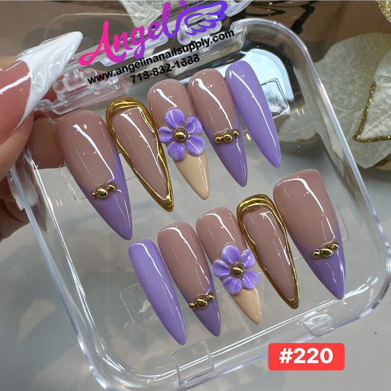 Angelina Handmade Custom Press-On | #210-#239