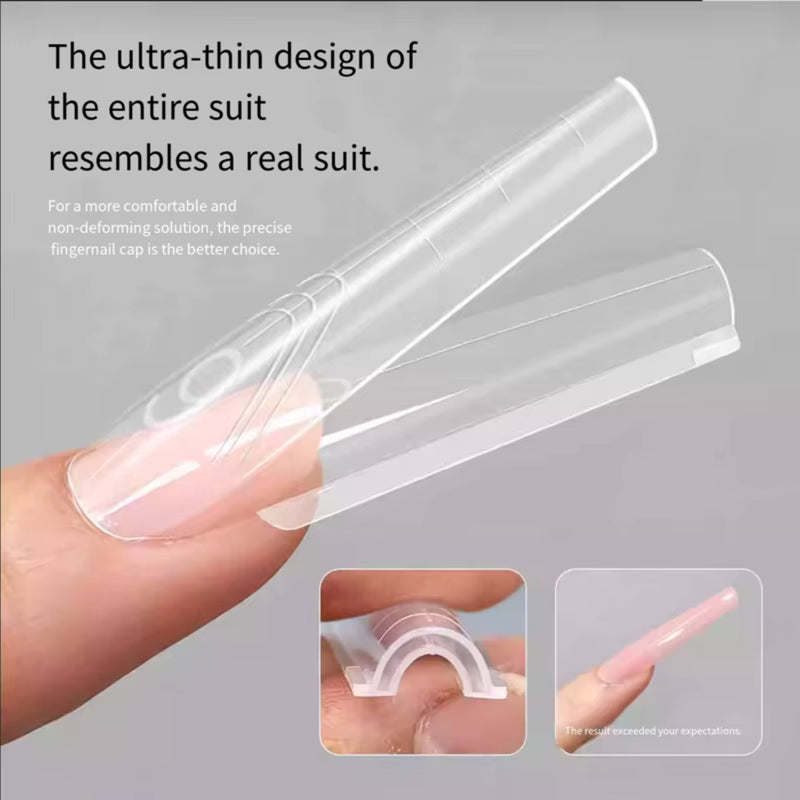 Dual Nail Form Extension Mold 15 sizes/240 pcs