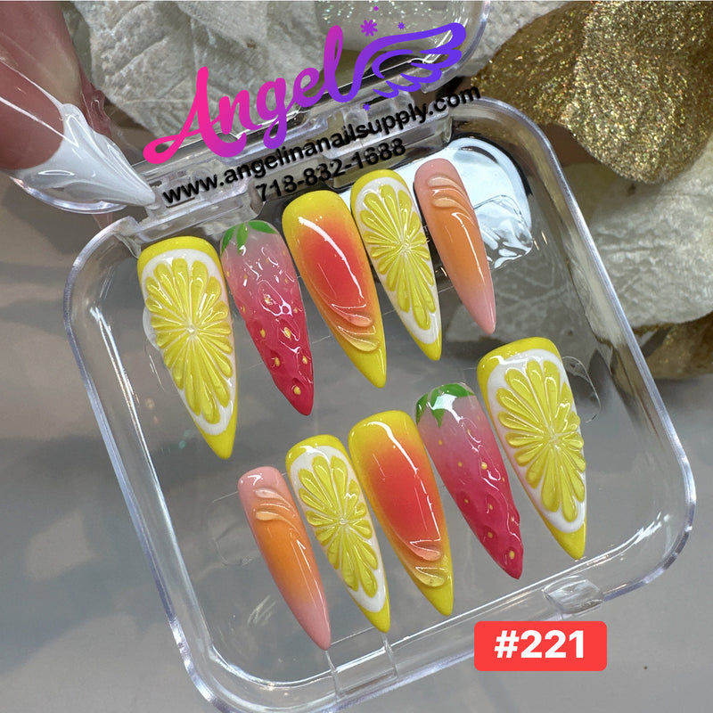 Angelina Handmade Custom Press-On | #210-#239