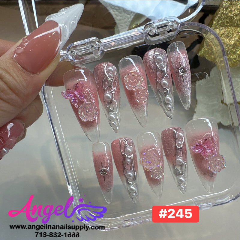 Angelina Handmade Custom Press-On | #240-#269