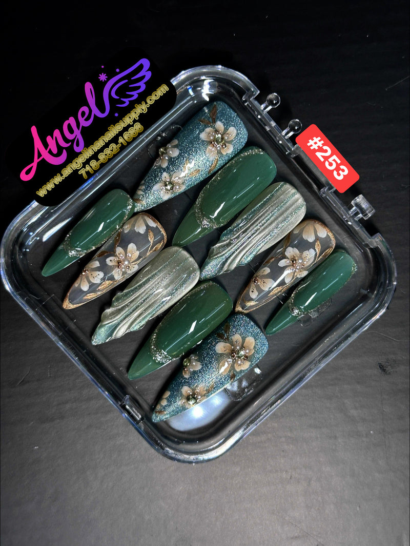 Angelina Handmade Custom Press-On | #240-#269