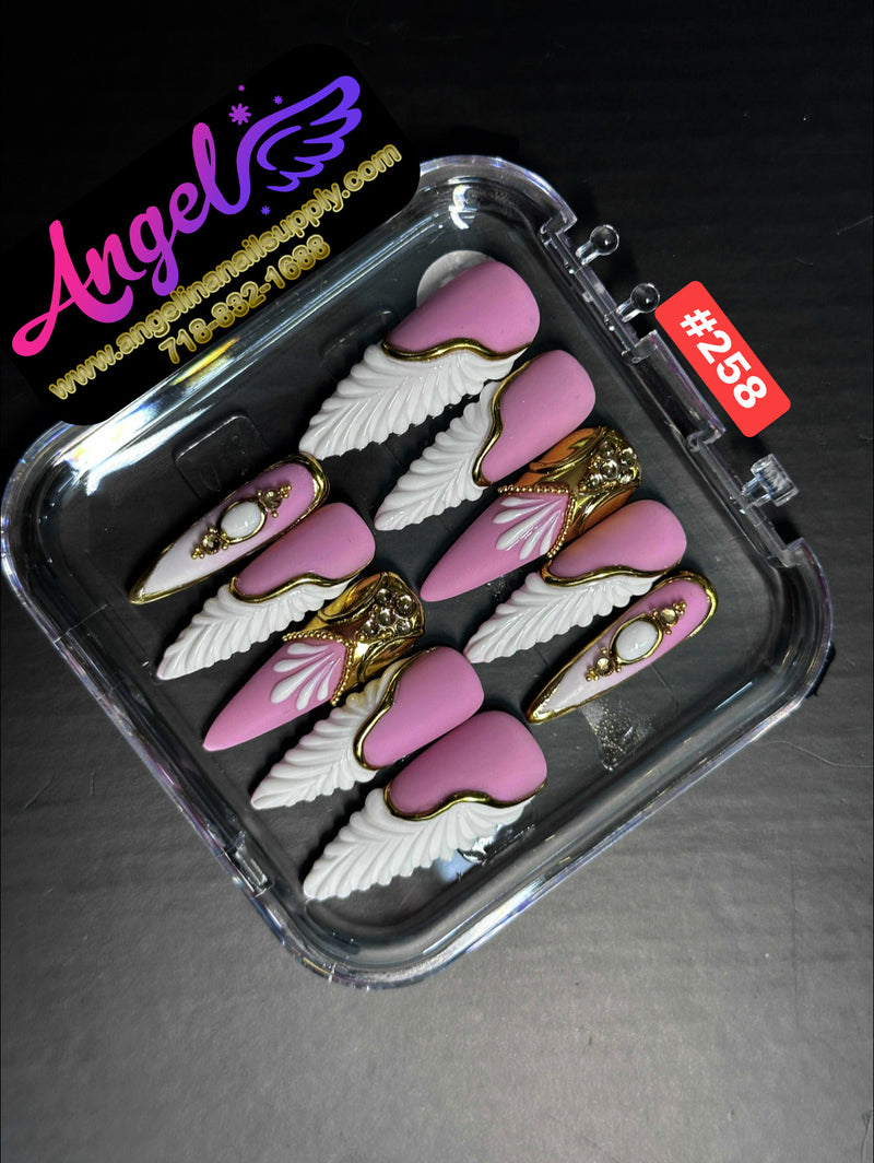 Angelina Handmade Custom Press-On | #240-#269