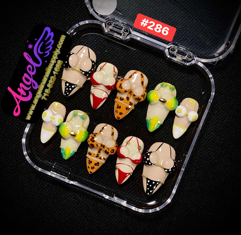 Angelina Handmade Custom Press-On | #270-#299