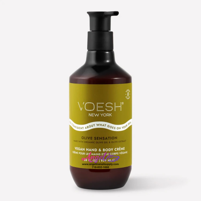 Voesh Olive Sensation Vegan Body & Hand Creme 28 Fl.Oz.