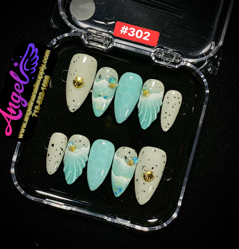 Angelina Handmade Custom Press-On | #300-#339