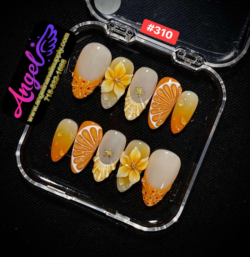 Angelina Handmade Custom Press-On | #300-#339