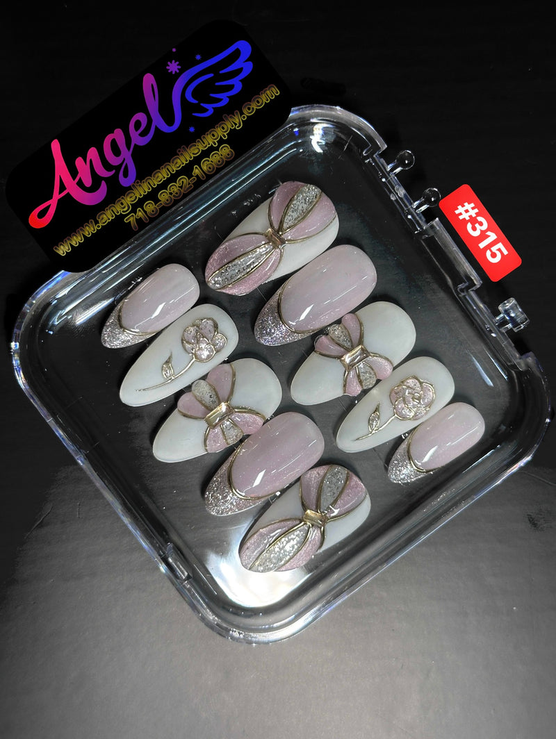 Angelina Handmade Custom Press-On | #300-#339