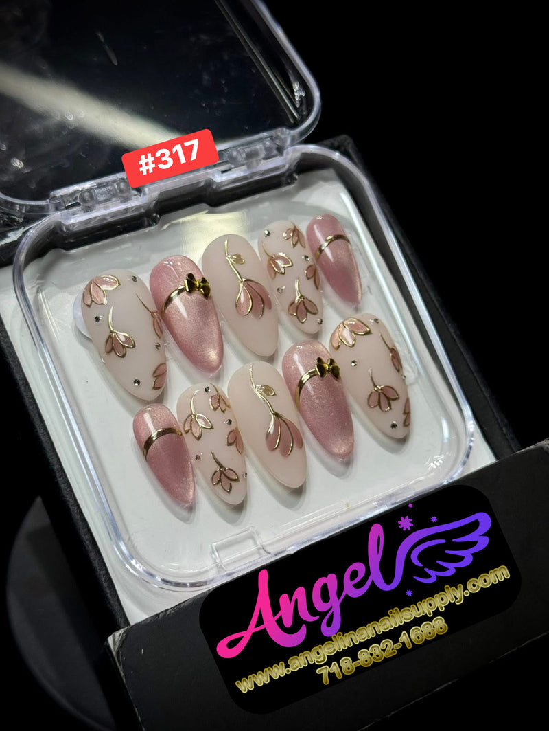 Angelina Handmade Custom Press-On | #300-#339