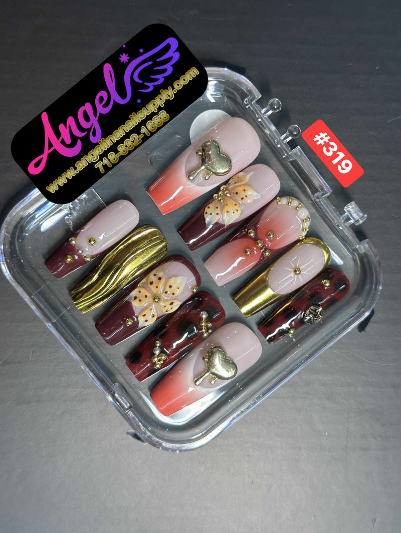 Angelina Handmade Custom Press-On | #300-#339