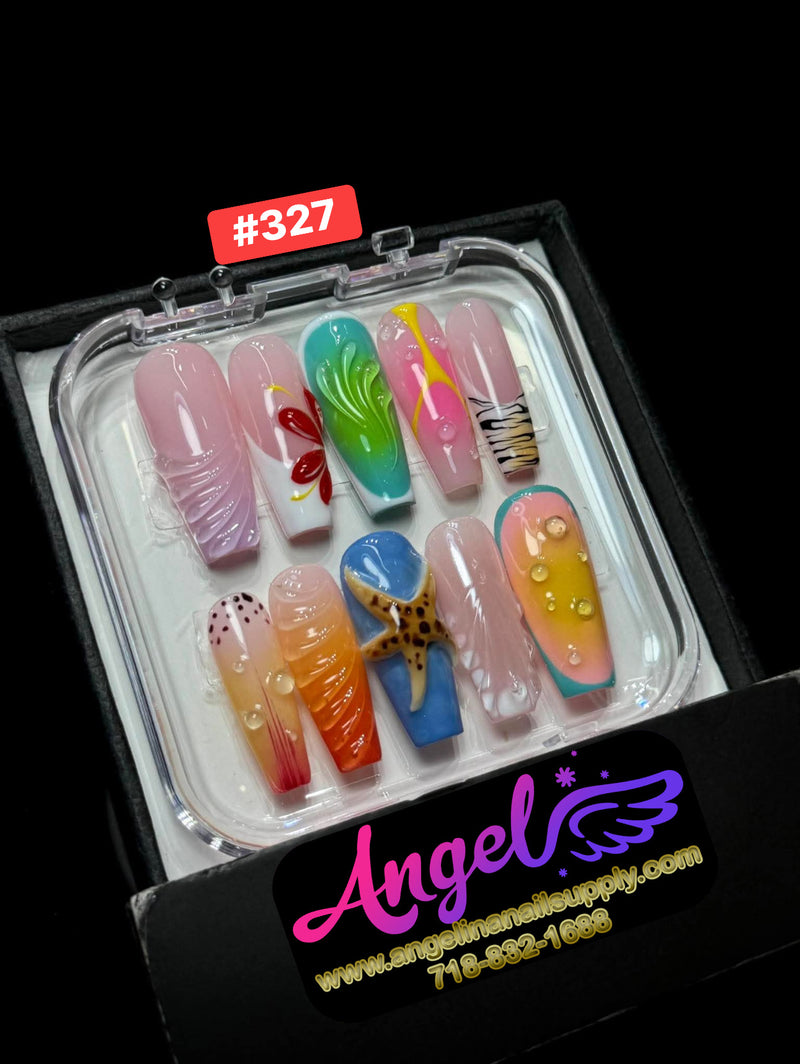 Angelina Handmade Custom Press-On | #300-#339