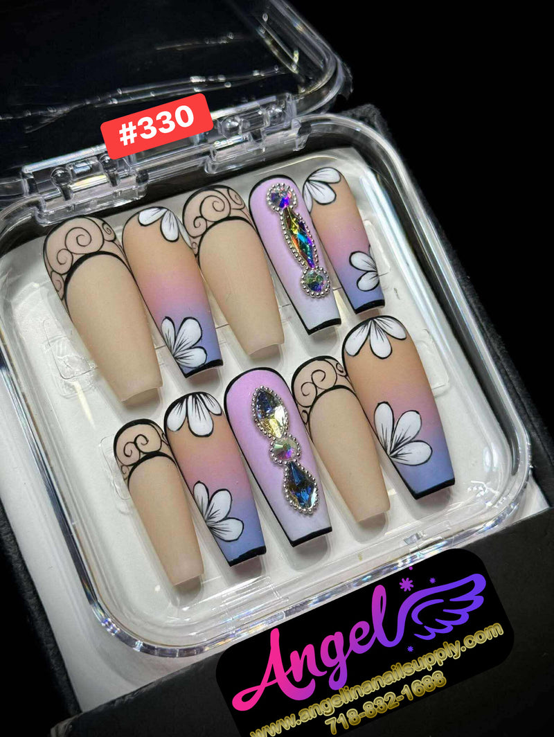 Angelina Handmade Custom Press-On | #330-#359