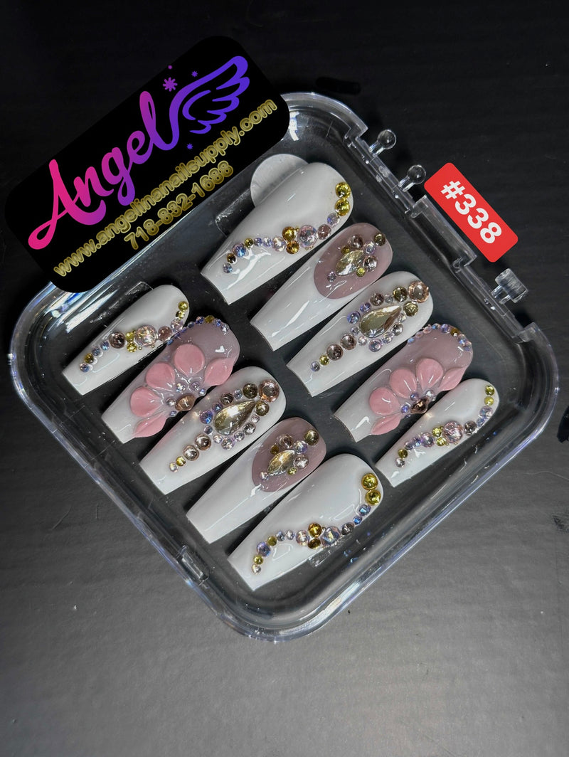 Angelina Handmade Custom Press-On | #330-#359