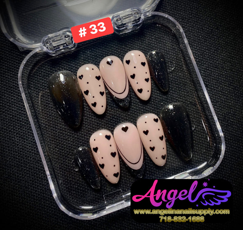 Angelina Handmade Custom Press-On | #030-#059