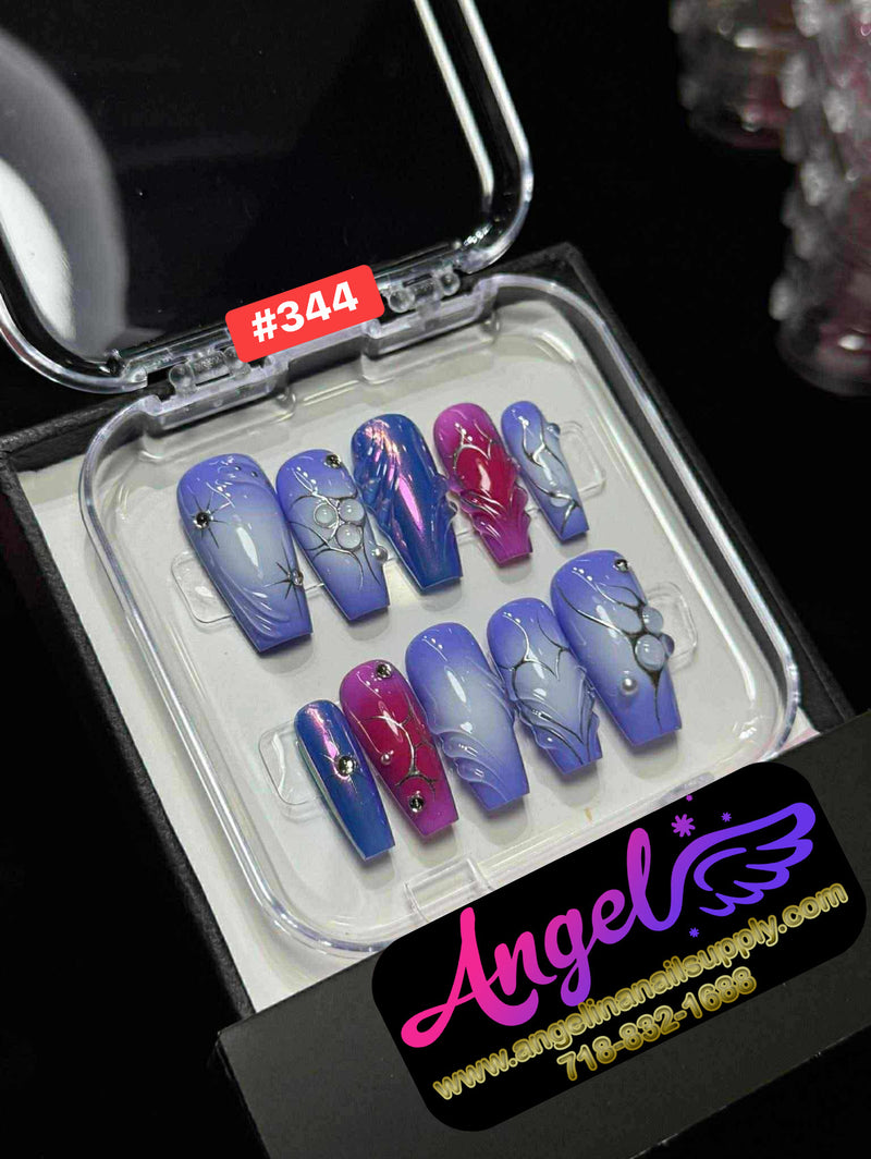 Angelina Handmade Custom Press-On | #330-#359