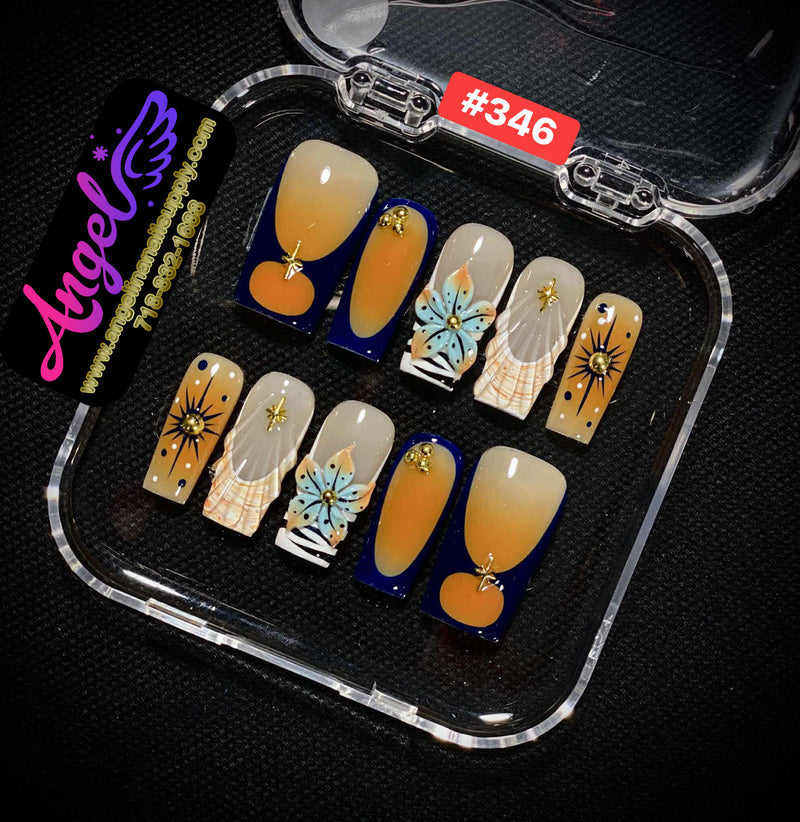 Angelina Handmade Custom Press-On | #330-#359