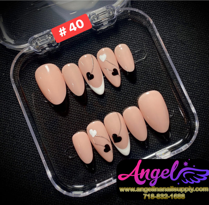 Angelina Handmade Custom Press-On | #030-#059