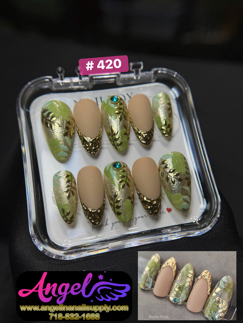 Angelina Handmade Custom Press-On | #420-#449