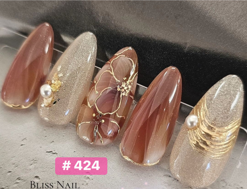 Angelina Handmade Custom Press-On | #420-#449