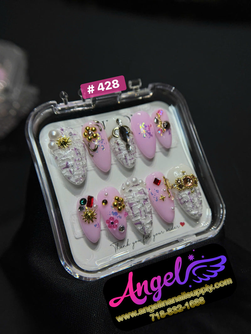 Angelina Handmade Custom Press-On | #420-#449