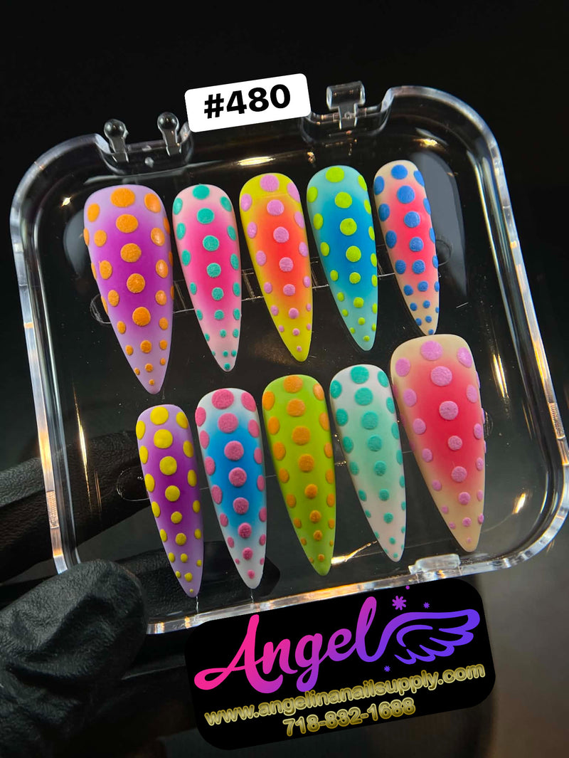 Angelina Handmade Custom Press-On | #480-#509