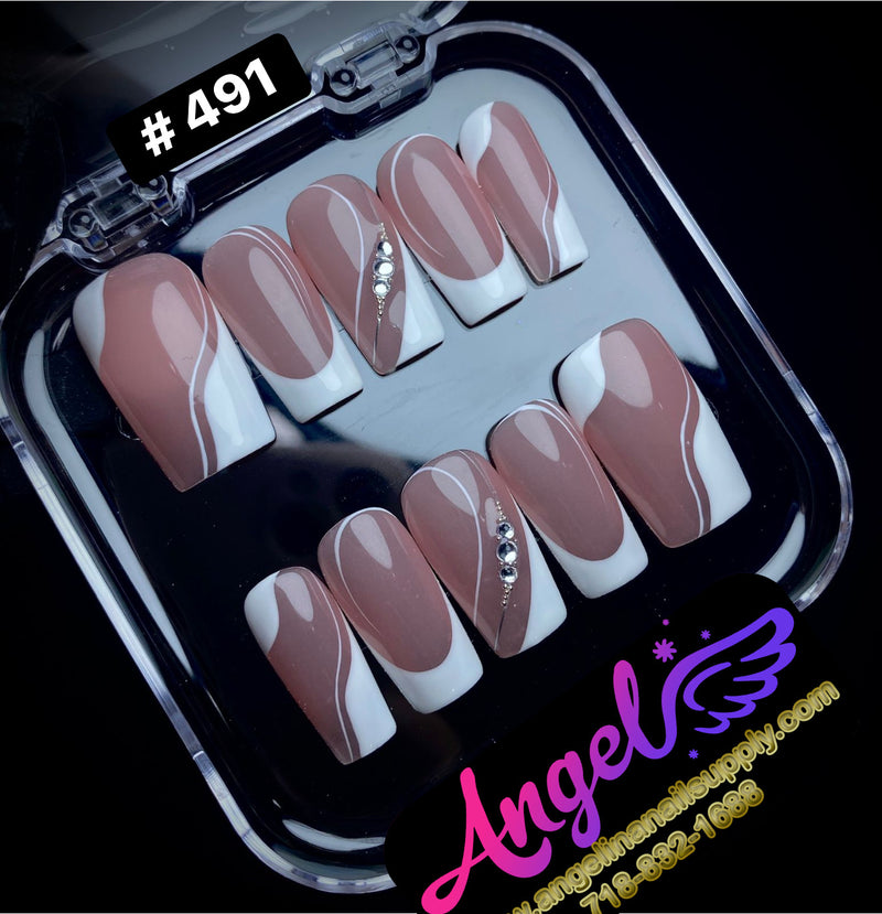 Angelina Handmade Custom Press-On | #480-#509
