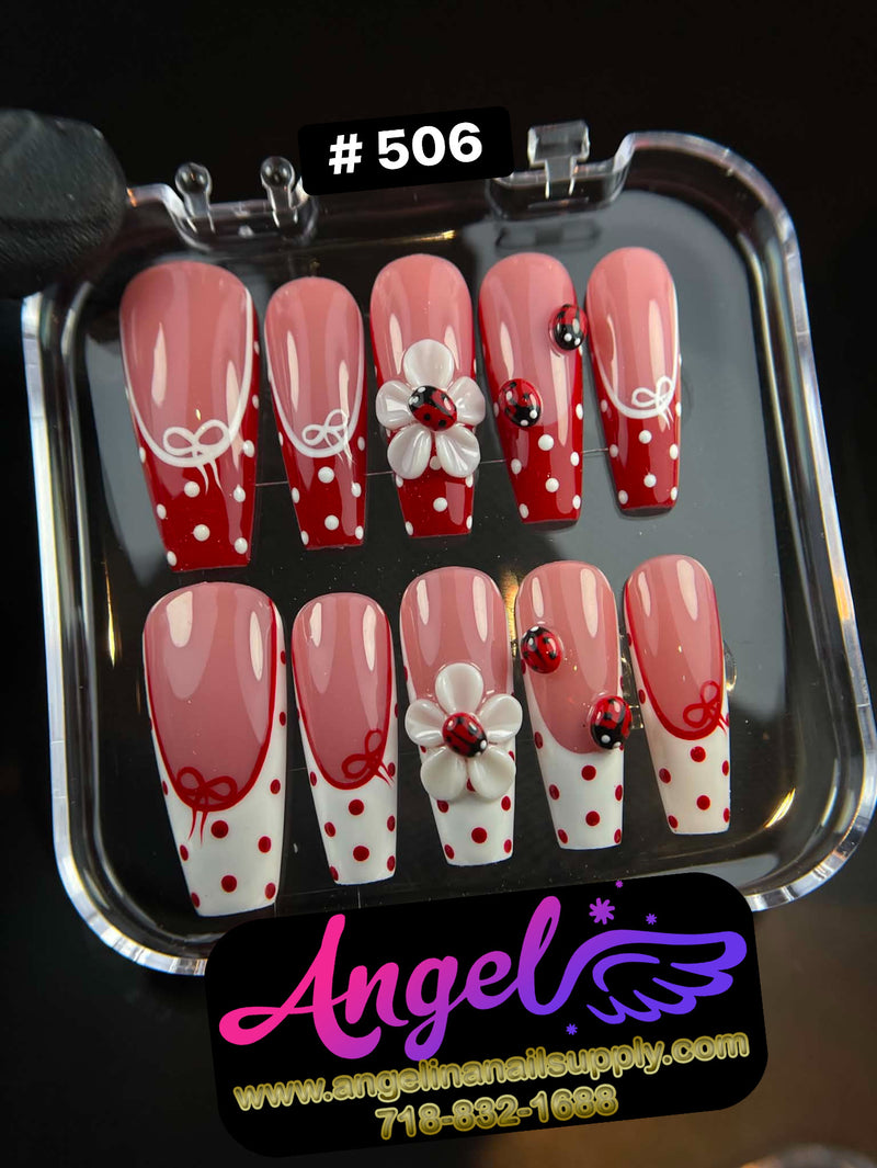 Angelina Handmade Custom Press-On | #480-#509