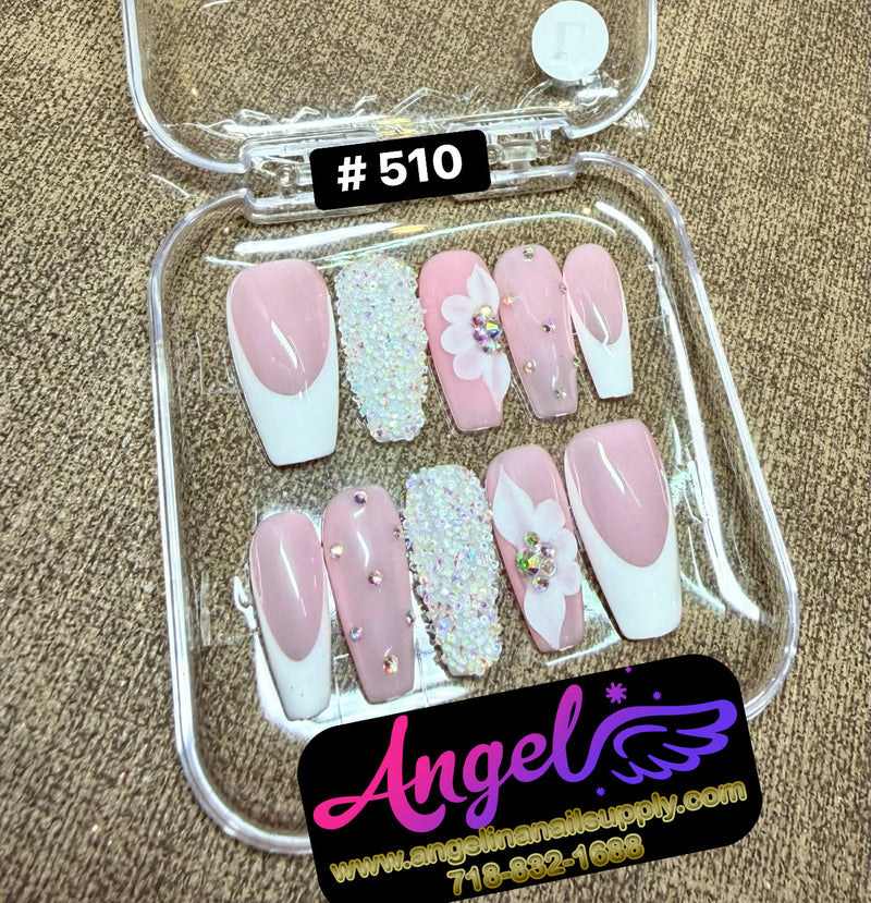 Angelina Handmade Custom Press-On | #510-#539