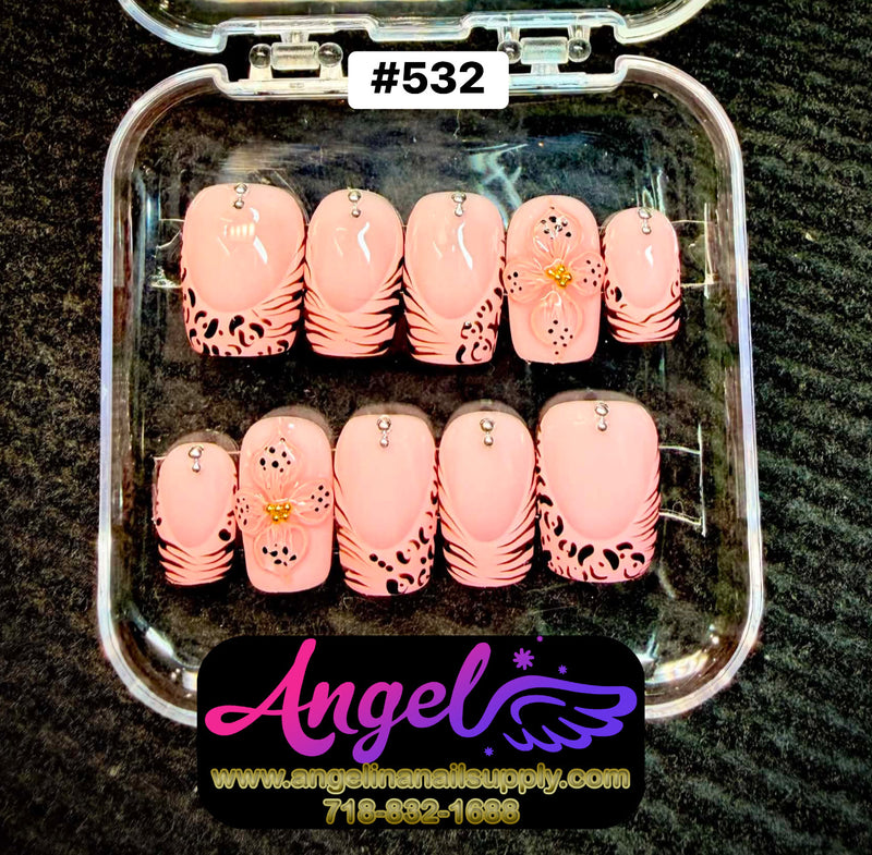 Angelina Handmade Custom Press-On | #510-#539